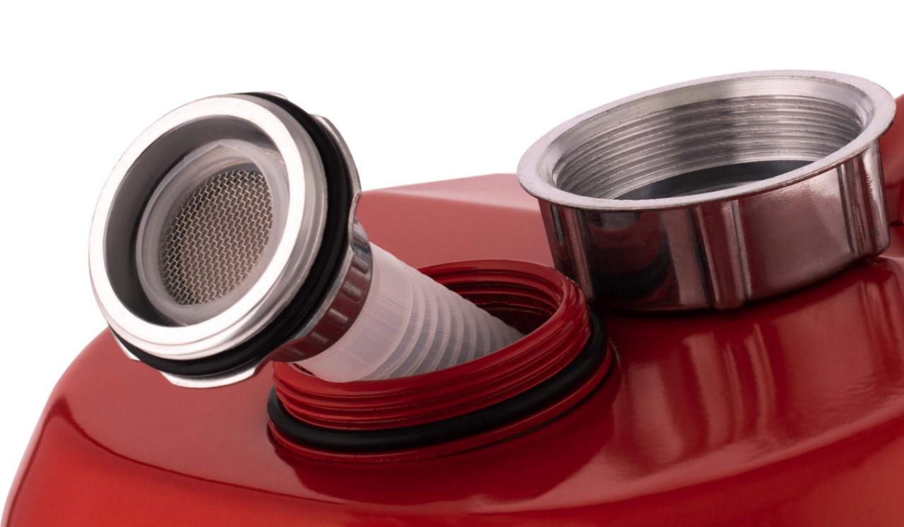 Канистра 2E JCM10H топливная горизонтальная 10 л металлическая 0,6 мм 1,8 кг Красный (iz16587) - фото 4 Канистра 2E JCM10H топливная горизонтальная 10 л металлическая 0,6 мм 1,8 кг Красный (iz16587) - фото 4