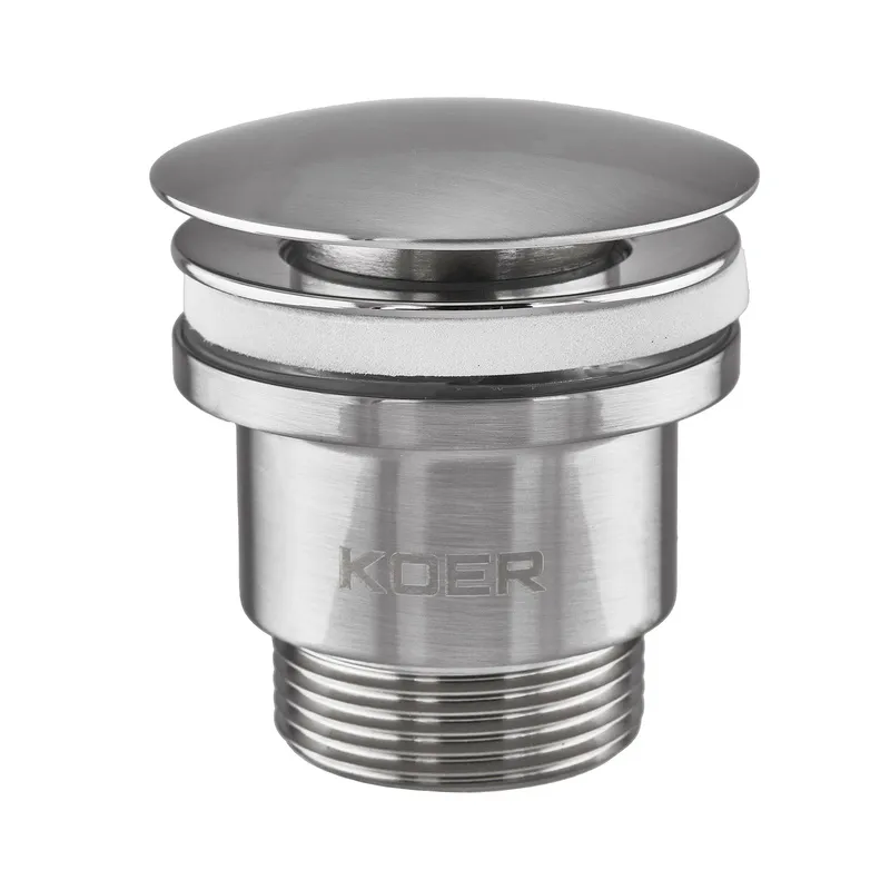 Клапан донний для раковини KOER PW-01-02 1 1/4" автоматичний Click-Clack (KR3401)