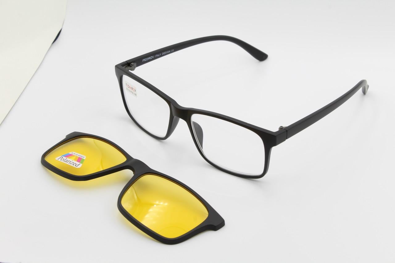 Очки унисекс с насадкой polarized для коррекции зрения 2788 C1 -3,25 (2680523514)