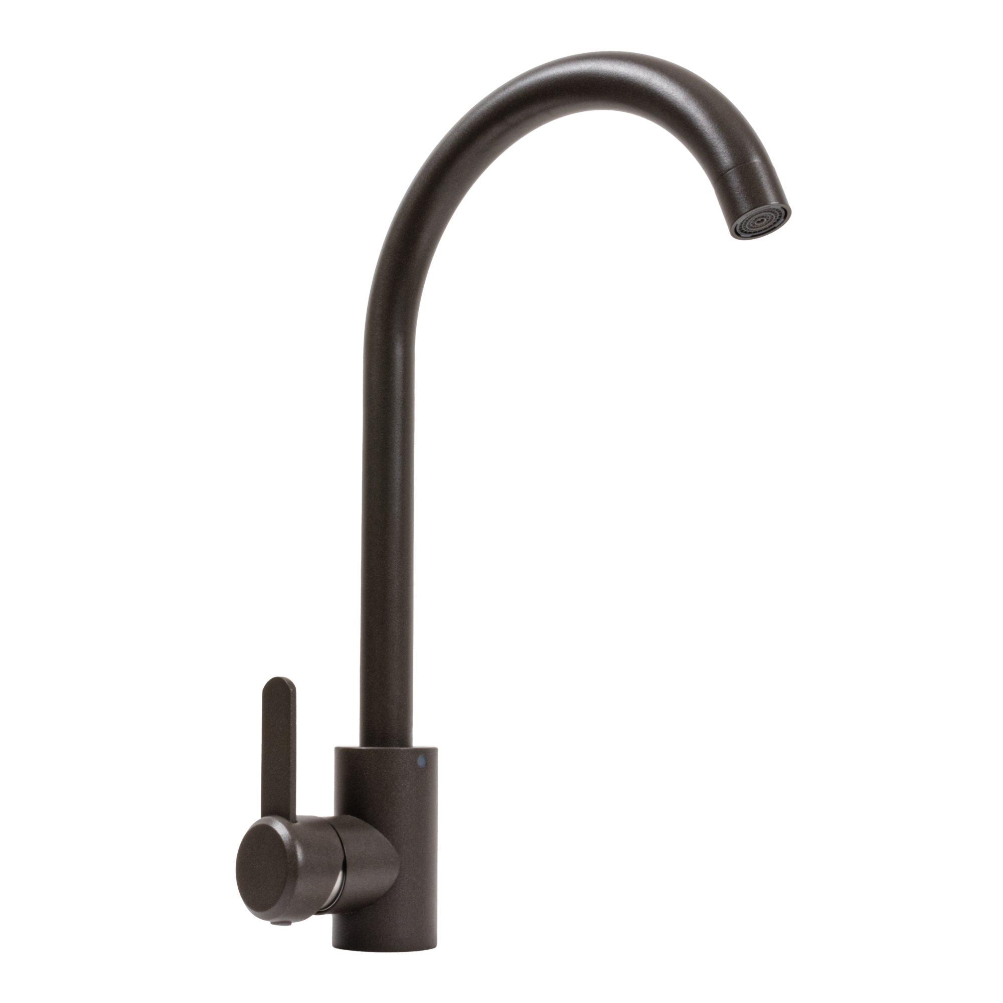 Смеситель кухонный Platinum 7990 NEST Темная скала - фото 1