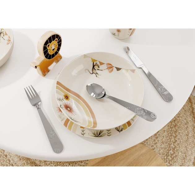 Набор столовых приборов детский Villeroy & Boch Roar like a Lion 4 предмета (28327299) - фото 4