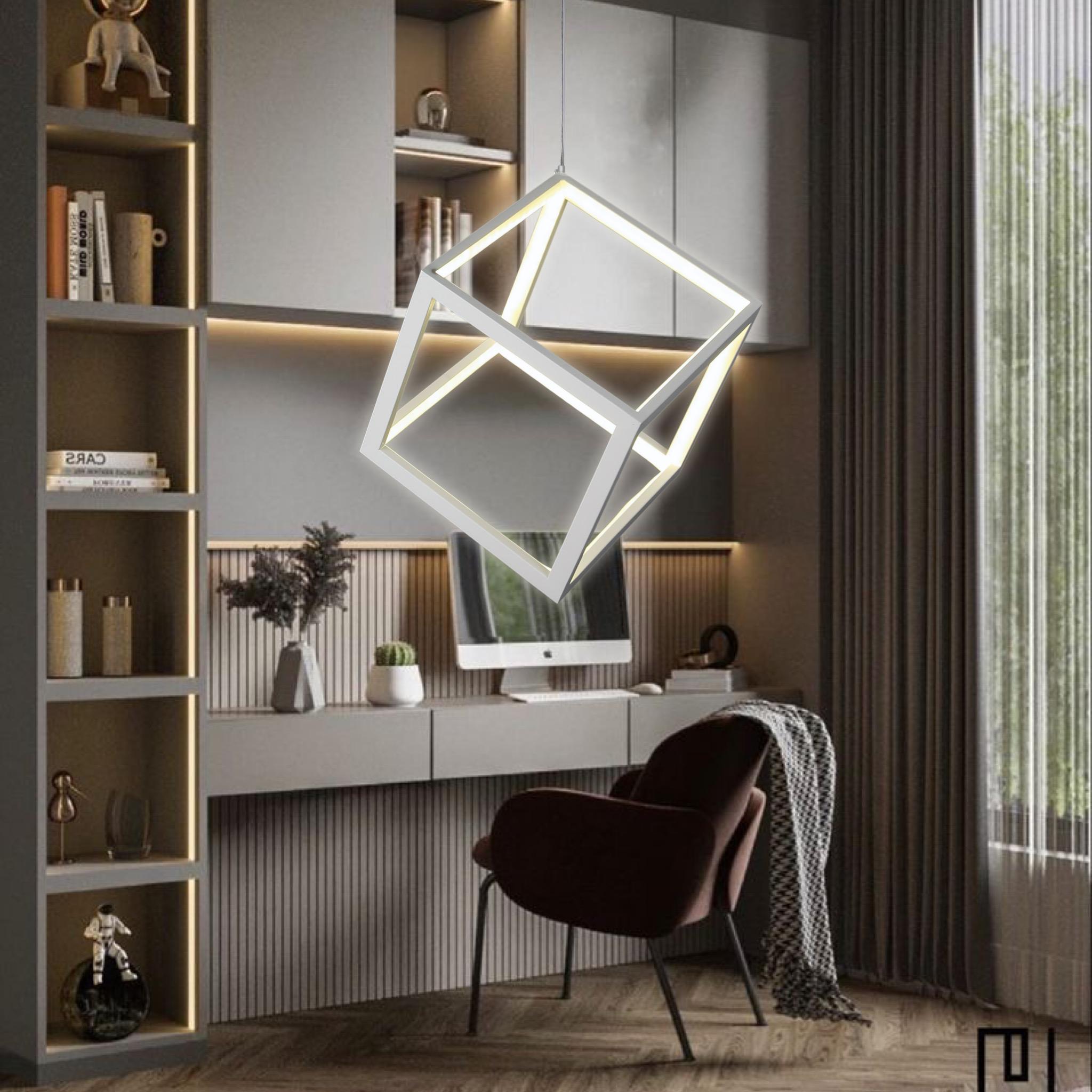 Люстра Cube 20 см Білий - фото 2