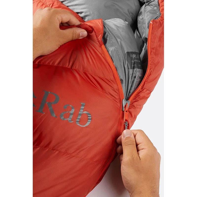 Спальный мешок Rab Alpine 600 -9°C 185 см Regular Left Zip Red Clay (RB QSD-29-RCY-REG-LZ) - фото 6 Спальный мешок Rab Alpine 600 -9°C 185 см Regular Left Zip Red Clay (RB QSD-29-RCY-REG-LZ) - фото 6