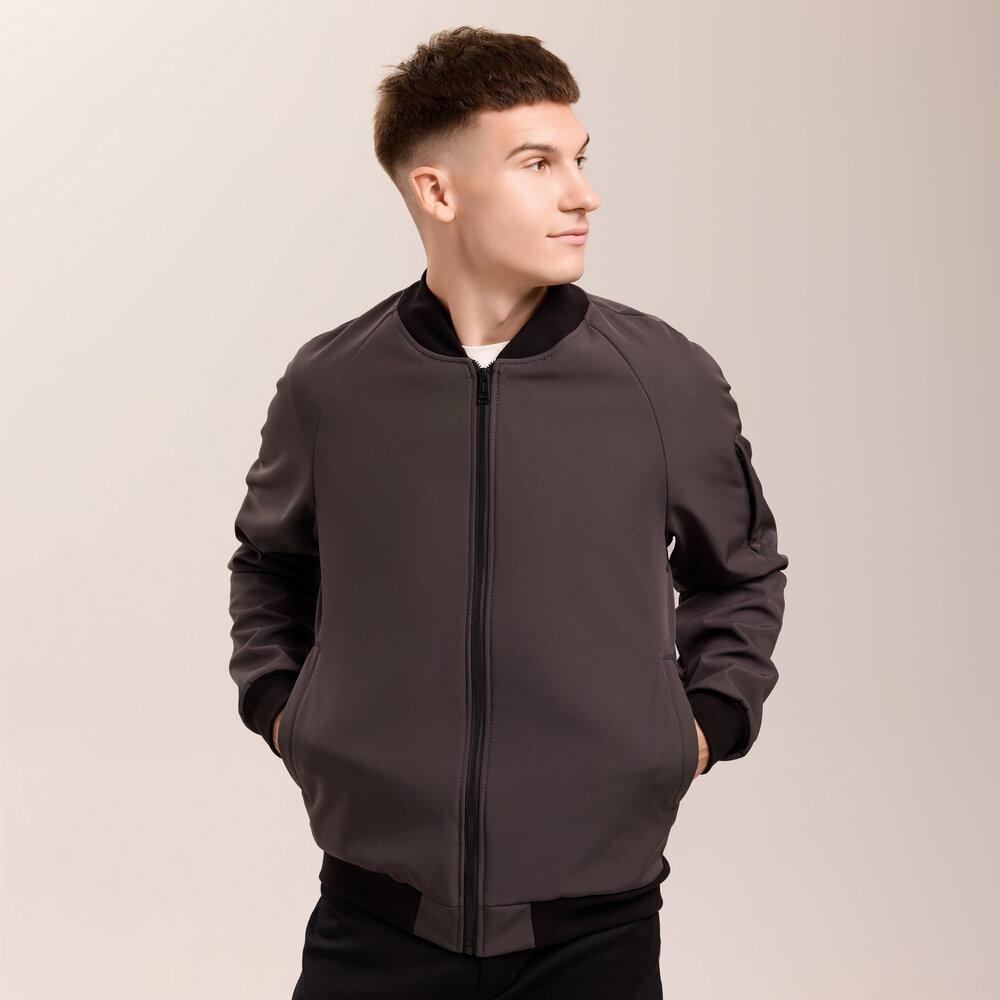 Бомбер мужской Pobedov Thunder soft shell XL Серый (26492/2/4) - фото 3 Бомбер мужской Pobedov Thunder soft shell XL Серый (26492/2/4) - фото 3