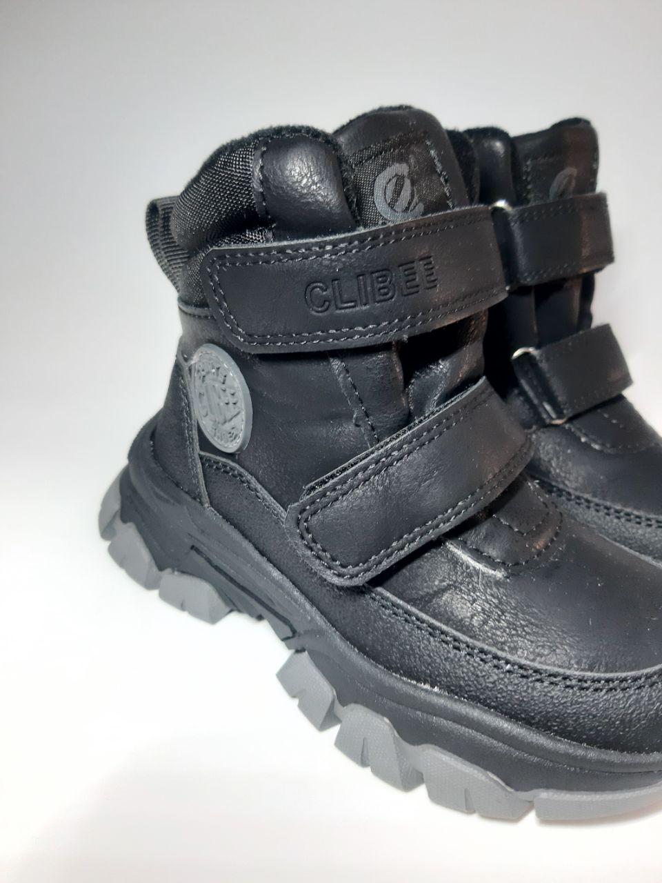 Черевики зимові Clibee для хлопчика р. 27 18 см Чорний (399 black) - фото 4 Черевики зимові Clibee для хлопчика р. 27 18 см Чорний (399 black) - фото 4
