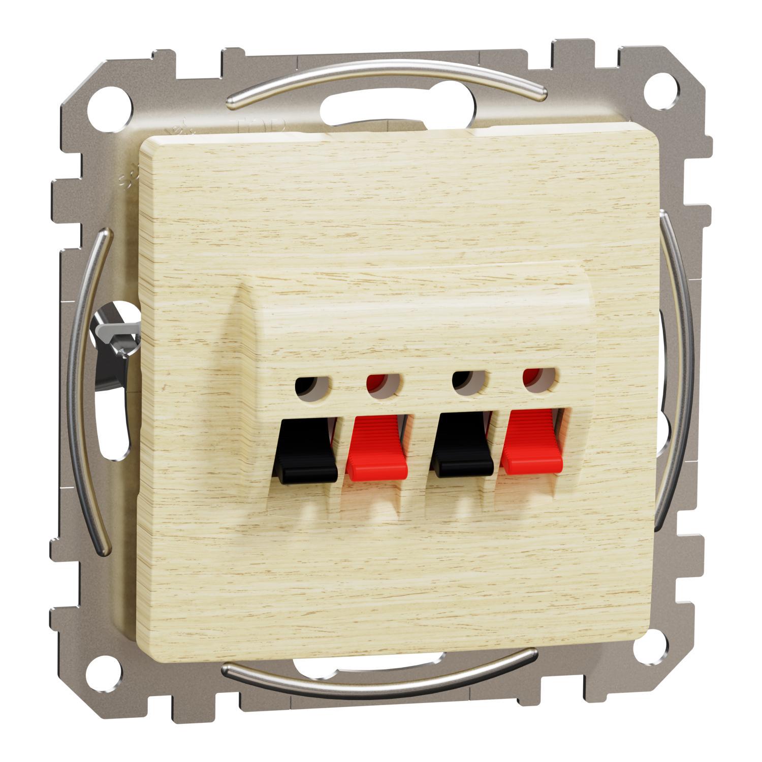Аудиорозетка Schneider Electric Sedna Design&Elements Береза (SDD180411)