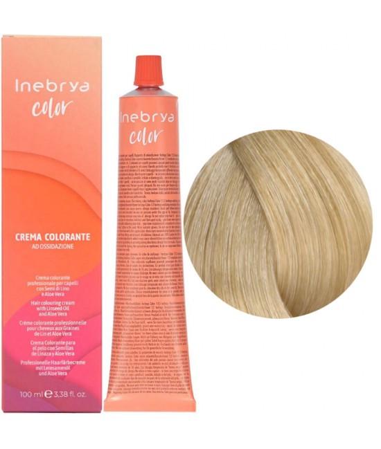 Крем-краска для волос INEBRYA Color с содержанием аммиака 100 мл 10 Светло-русый платиновый