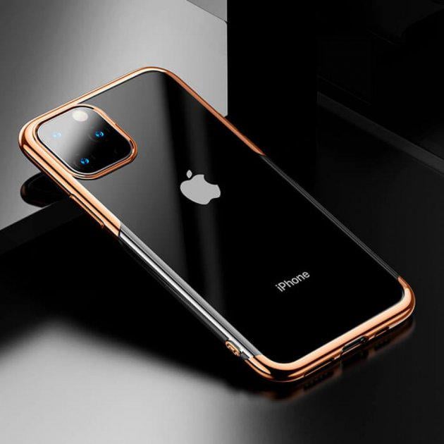 Силиконовый чехол накладка Baseus Shining Case для iPhone 11 Pro Max 6.5inch Золотистый