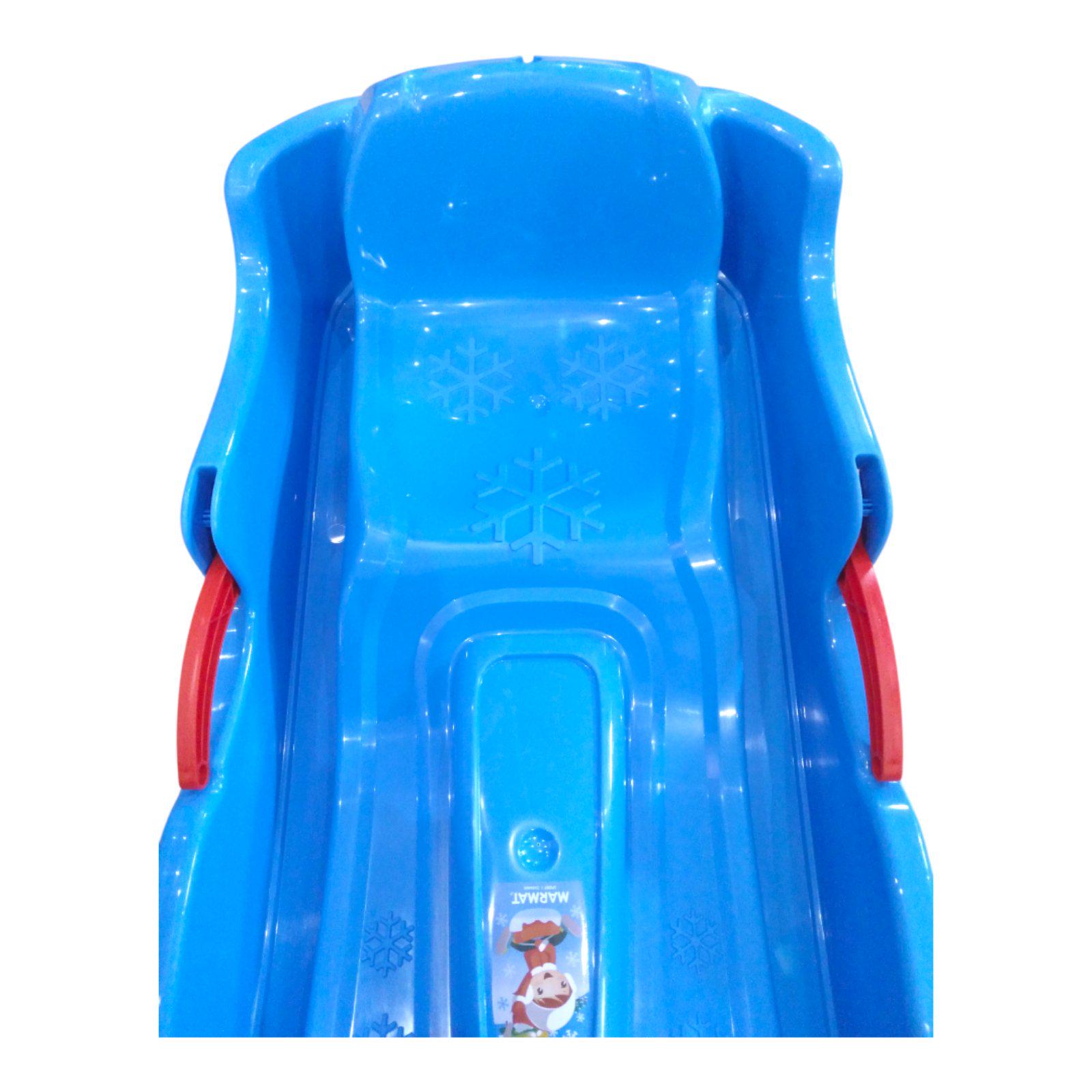 Санки дитячі з гальмами Marmat Speed Bob Синій (11137) - фото 6 Санки дитячі з гальмами Marmat Speed Bob Синій (11137) - фото 6