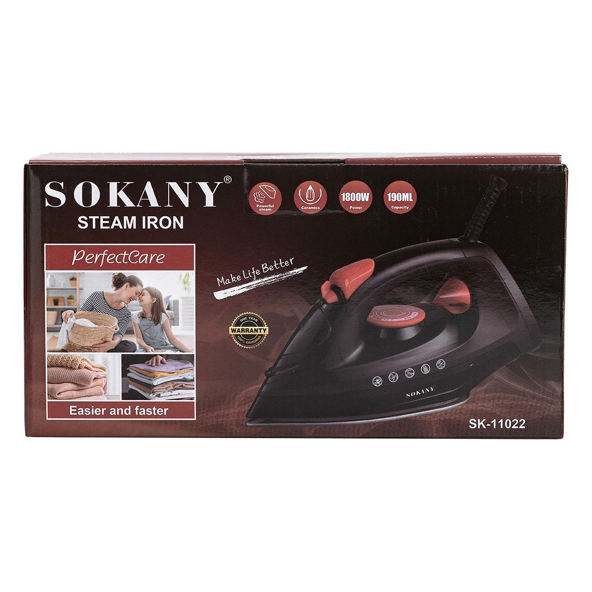 Утюг для одежды Sokanyручная паровая 1800 Вт (5880) - фото 12 Утюг для одежды Sokanyручная паровая 1800 Вт (5880) - фото 12