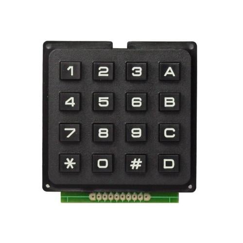 Клавіатура універсальна 4х4 см Чорний (25793097)