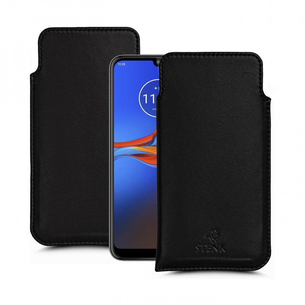 Футляр Stenk Elegance для Motorola Moto E6 Plus Черный (65085)