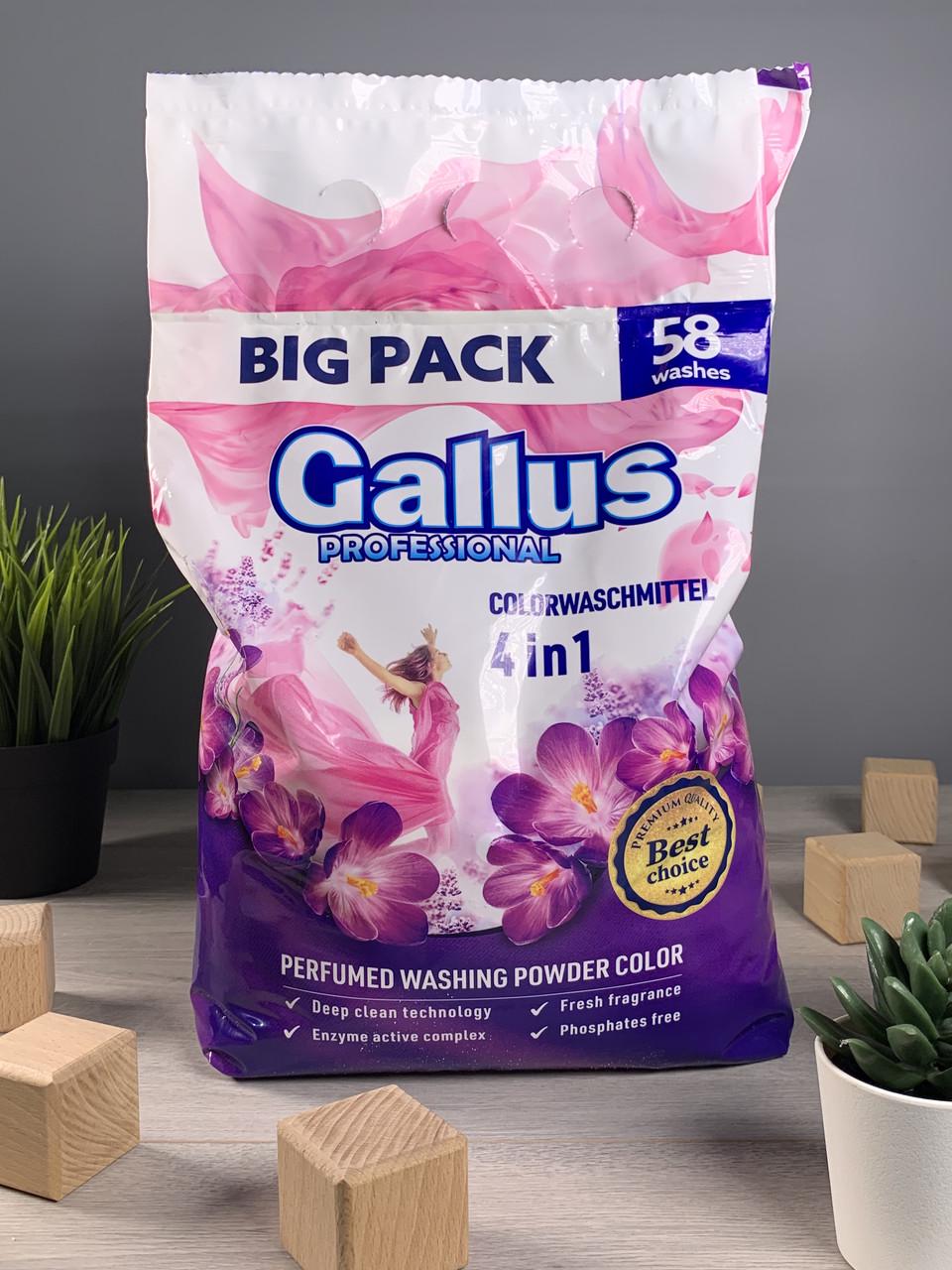 Порошок для прання в пакеті Gallus Color Professional 3,2 кг 58 прань (1900176781)