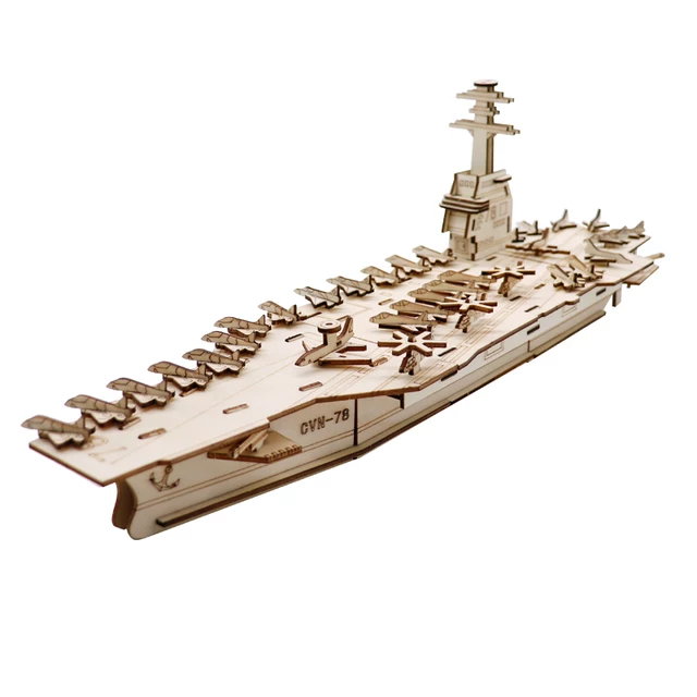 3D деревянный пазл конструктор MooKids Destroyer (51544)