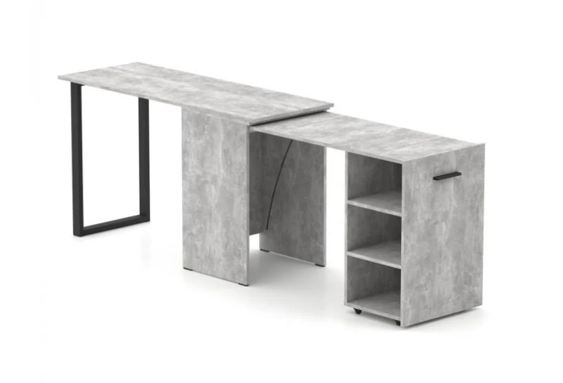 Стол-трансформер Knap Knap Hobana-Jumbo 135х50х77 см Ателье светлый - фото 2