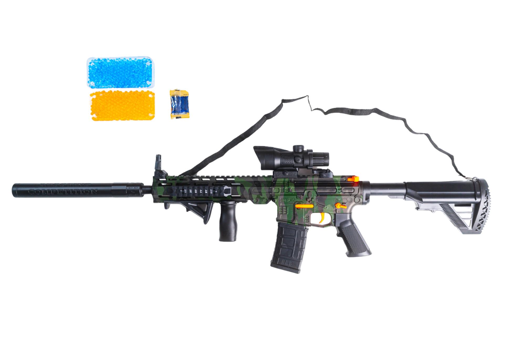 Детское оружие автомат-бластер M416 на орбизах (WH01-1)