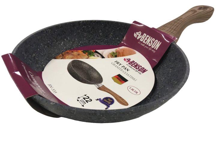 Сковородка Benson BN-533 22 см Черный (14424275)
