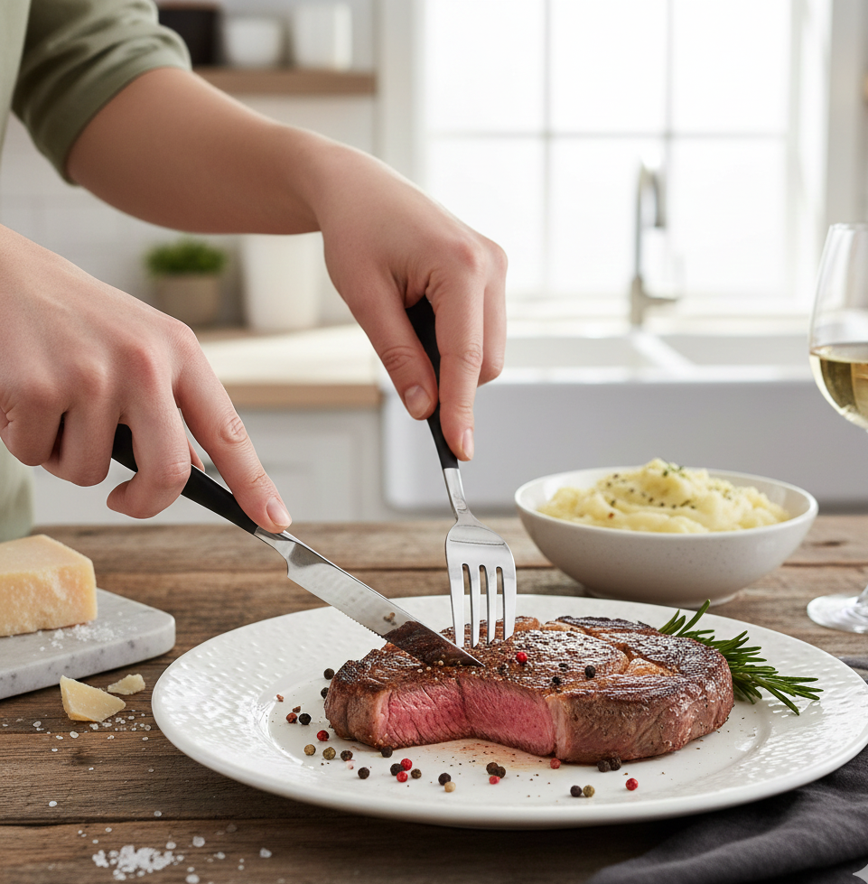 Набор столовых вилок Black mat из нержавеющей стали 6 шт. - фото 3 Набор столовых вилок Black mat из нержавеющей стали 6 шт. - фото 3