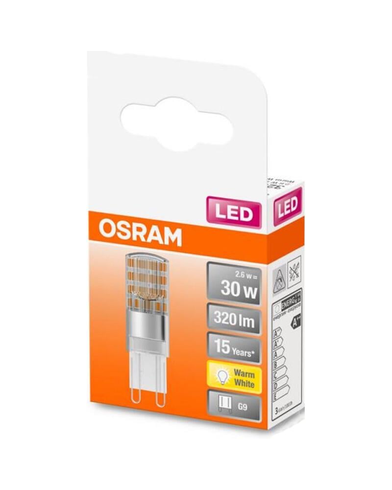 Світлодіодна лампочка Osram 4058075432338 LED PIN30 G9 1x2,6W 2700K 320Lm IP20 - фото 2 Світлодіодна лампочка Osram 4058075432338 LED PIN30 G9 1x2,6W 2700K 320Lm IP20 - фото 2