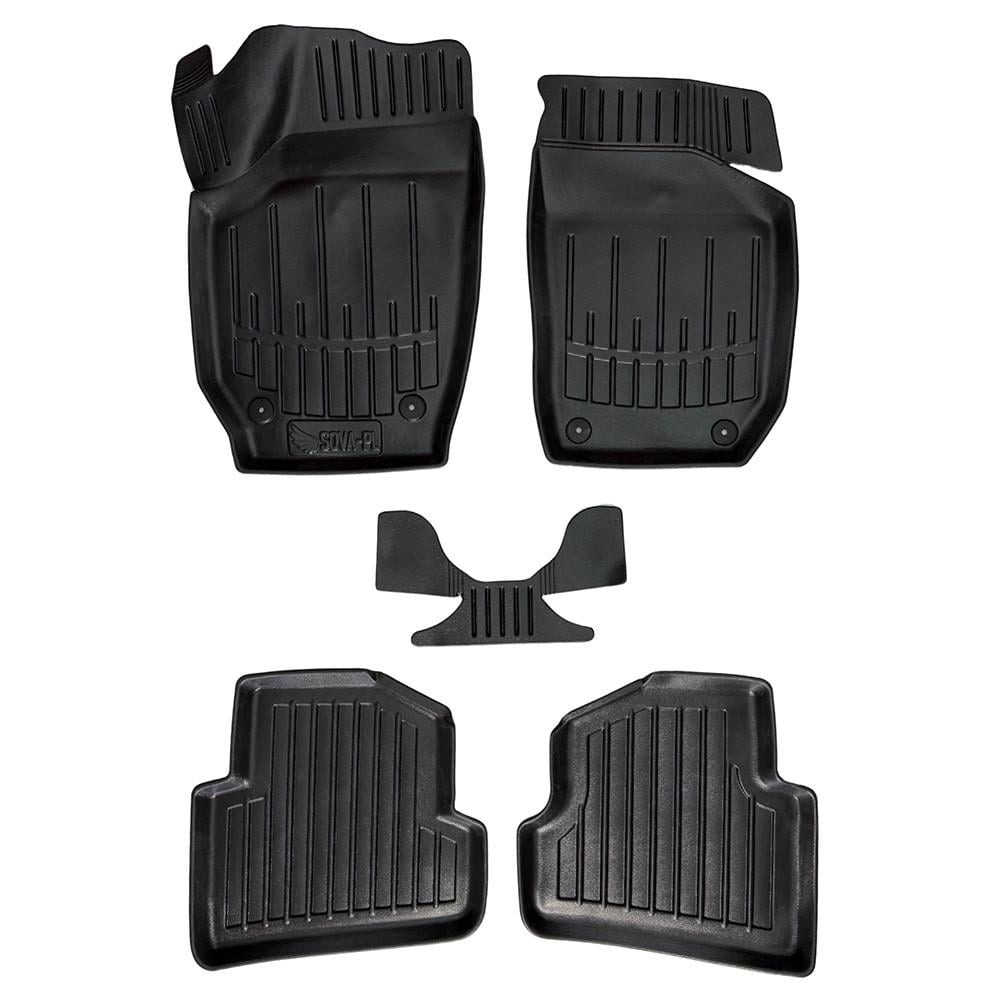 Коврики в салон SOVA-PL для Skoda Fabia II 5J 2007-2014 резиновые 5 шт. Черный (28800708) Коврики в салон SOVA-PL для Skoda Fabia II 5J 2007-2014 резиновые 5 шт. Черный (28800708)