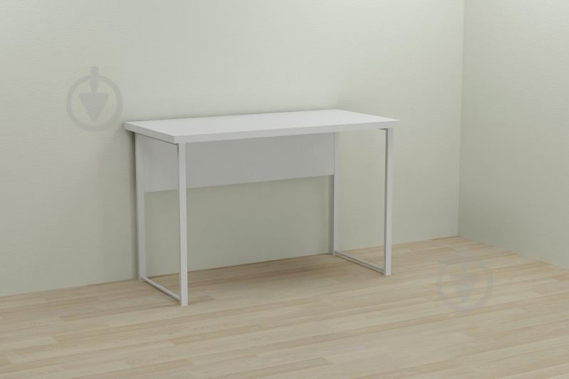 Компьютерный стол Ferrum-decor Курт 75x140x70 белый ДСП Белое 32мм Компьютерный стол Ferrum-decor Курт 75x140x70 белый ДСП Белое 32мм