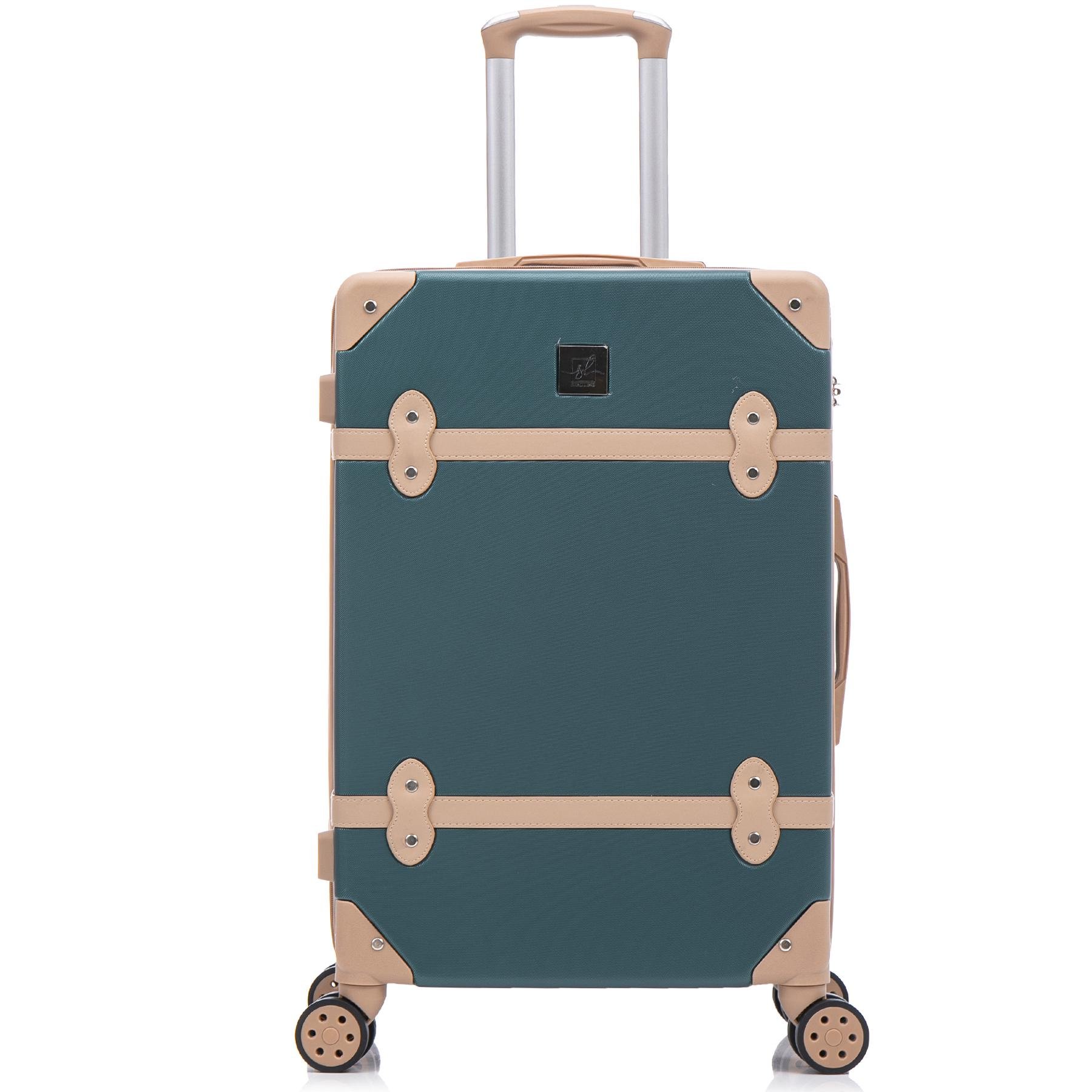 Чемодан SEMI LINE 20" S Green/Navy (T5838-2) - фото 2 Чемодан SEMI LINE 20" S Green/Navy (T5838-2) - фото 2