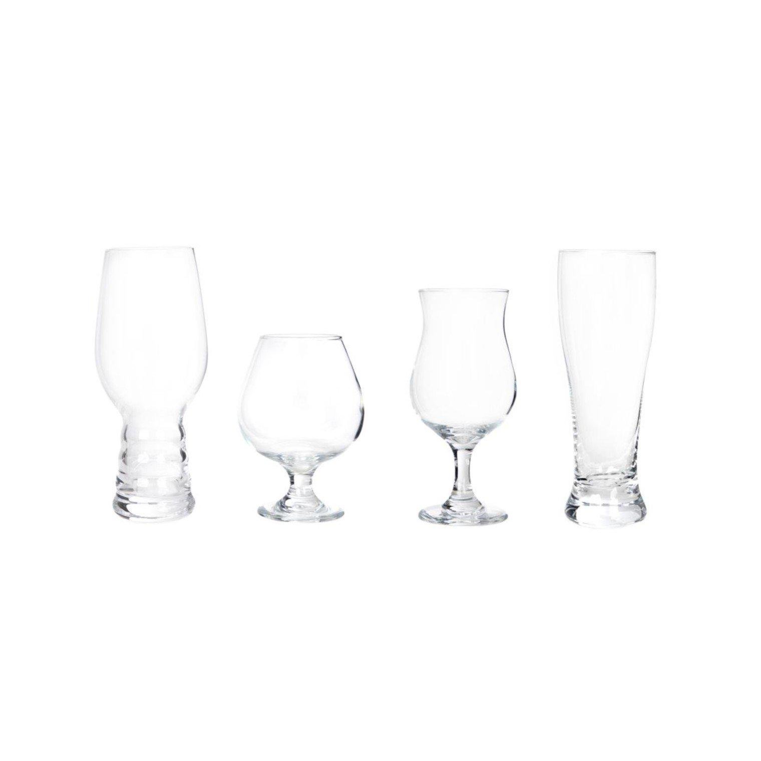 Набор бокалов для пива Homla ZEVE 500 мл 4 шт Прозрачный (227288)
