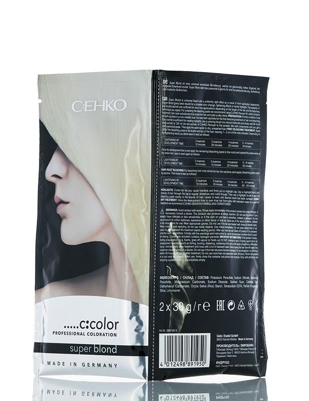 Блондувальний порошок без пилу C:EHKO Color Cocktail Super Blond (8482)