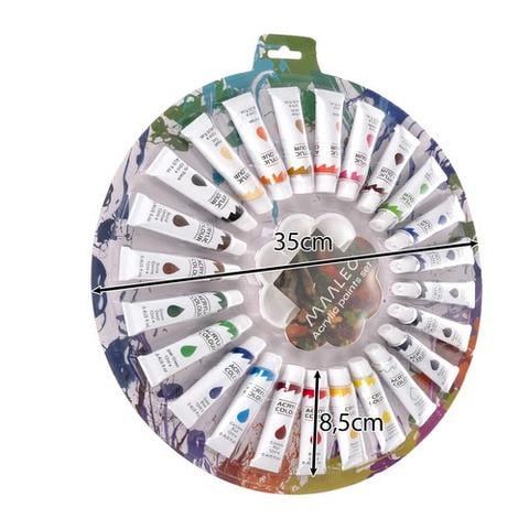 Набір акрилових фарб в коробці 24 кольори по 12 мл - фото 2 Набір акрилових фарб в коробці 24 кольори по 12 мл - фото 2