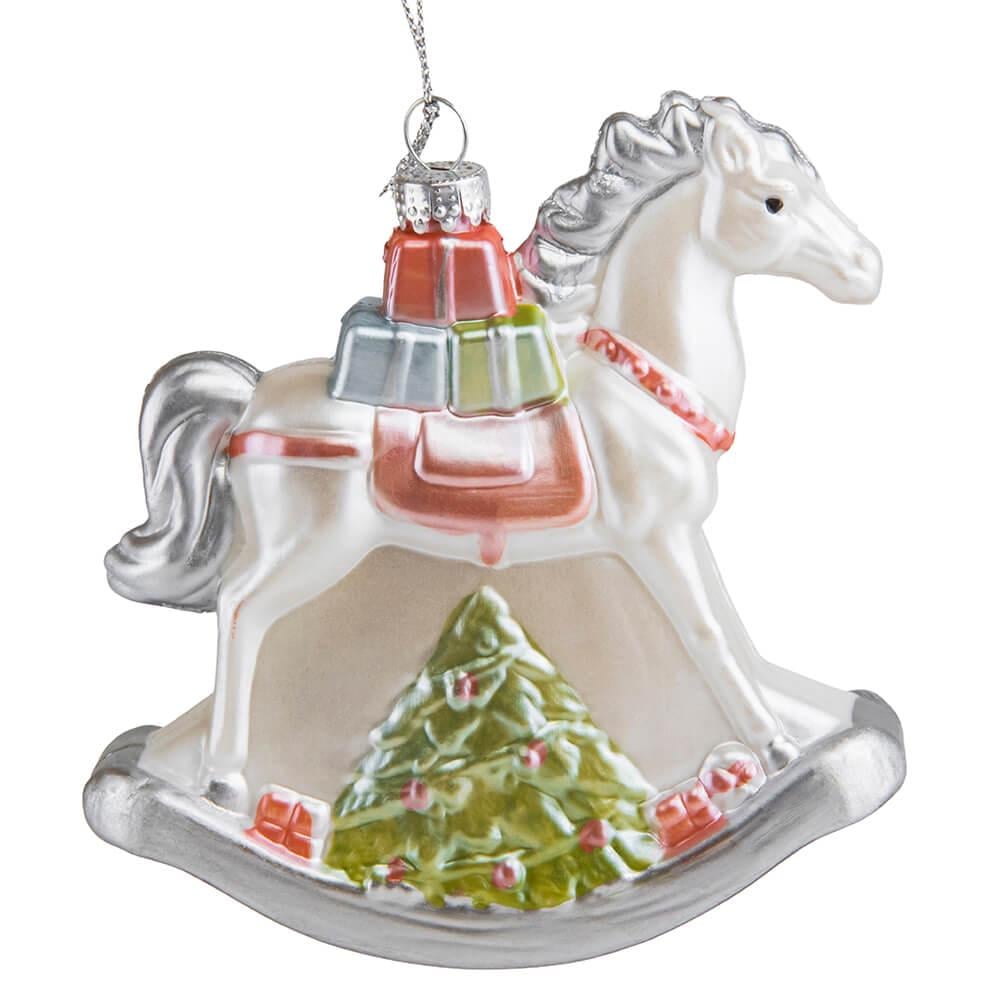Игрушка на елку Elisey Новогодний конек Серый (NH-106-K-169)