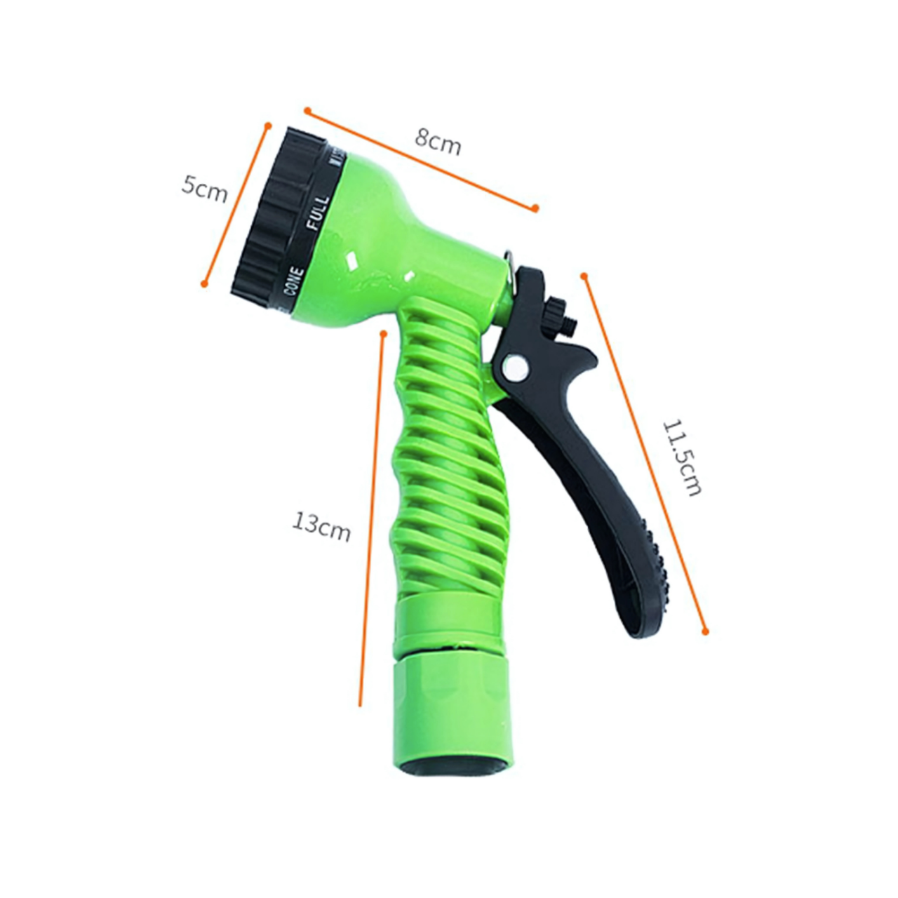 Шланг поливальний з пістолетом садовий що розтягується 59 м Зелений (1000305688) - фото 7 Шланг поливальний з пістолетом садовий що розтягується 59 м Зелений (1000305688) - фото 7