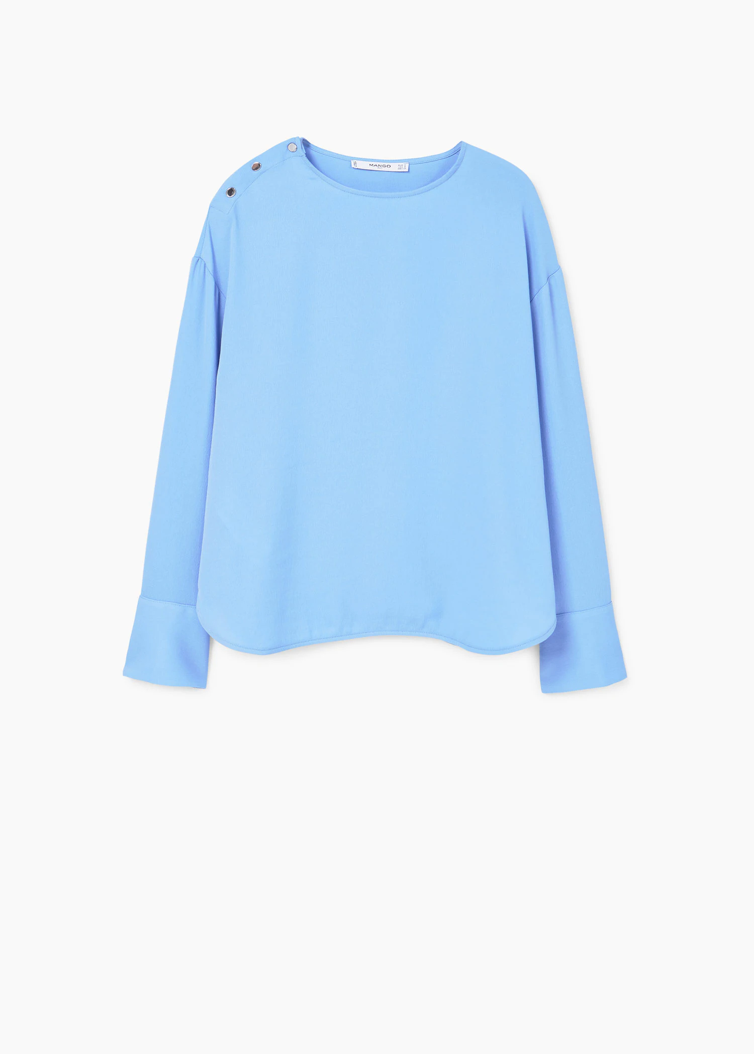 Блузка Mango S Голубой (2000000821290) - фото 6 Блузка Mango S Голубой (2000000821290) - фото 6