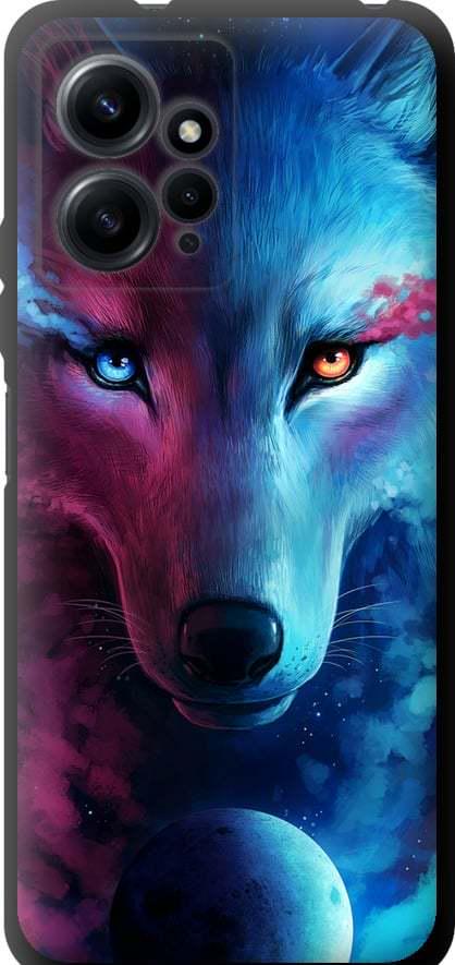 Чехол на Xiaomi Redmi Note 12 4G Арт-волк (3999b-3021-42517)
