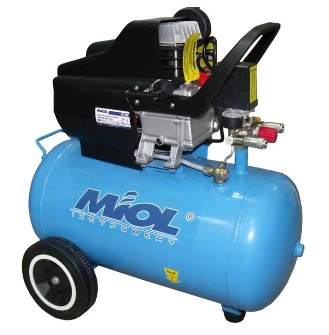Компрессор Miol Титан 206-50 1,8 кВт 50 л 206 л/мин масляный/одноцилиндровый (22855)