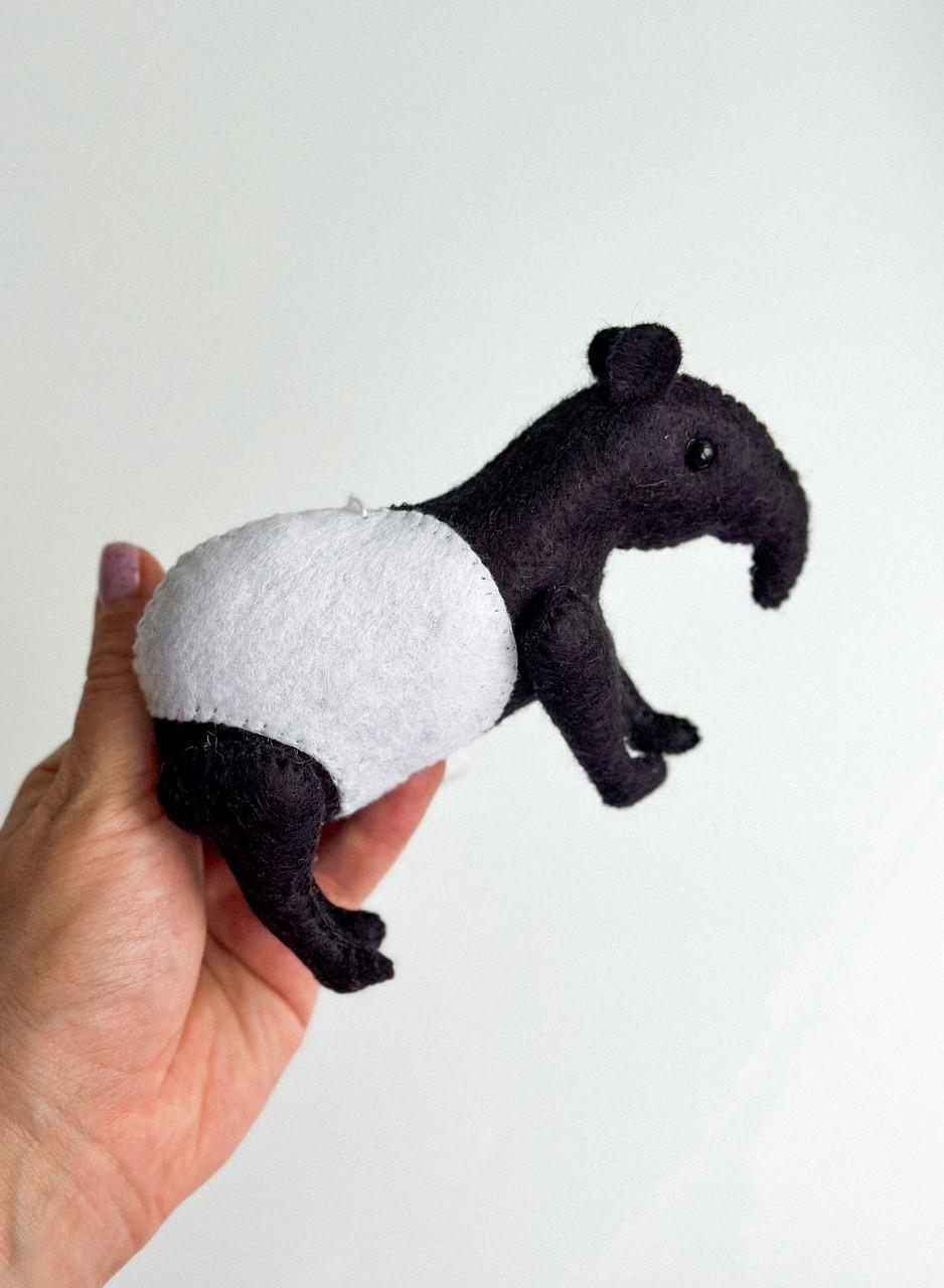 Іграшка з фетру ручної робота Тапір (28857509) - фото 2