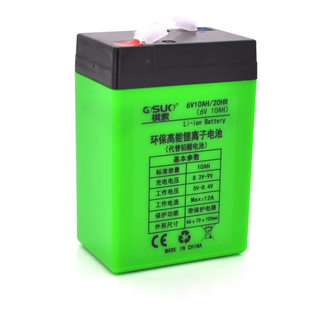 Батарея аккумуляторная литиевая QiSuo 6V 10Ah с элементами Li-ion 18650