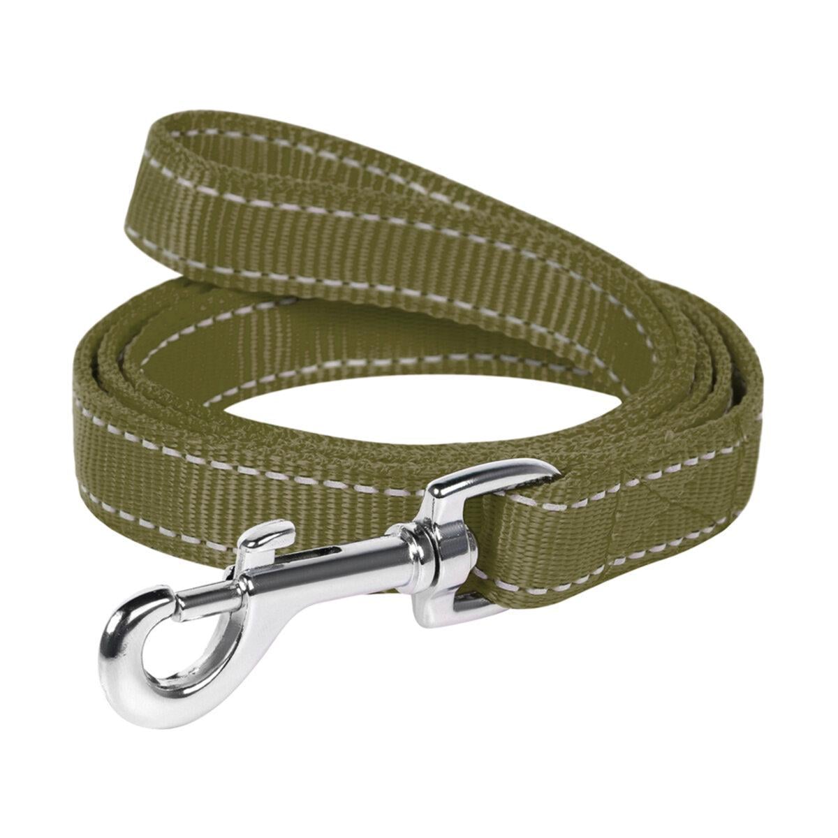Поводок Dog Extreme из нейлона двойной 20 мм х 122 см Хаки (429831 Col)