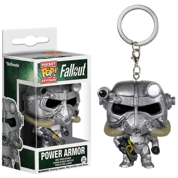 Детская игровая фигурка-брелок Funko Pop T-51 Fallout Power Armor 4 см (Game D PA 370)