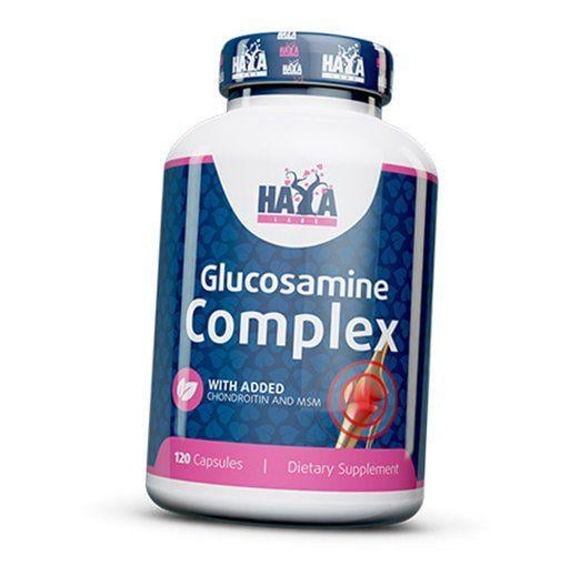 Глюкозамин Хондроитин МСМ Haya Glucosamine Chondroitin & MSM Complex Haya 120 капс.(03405007)