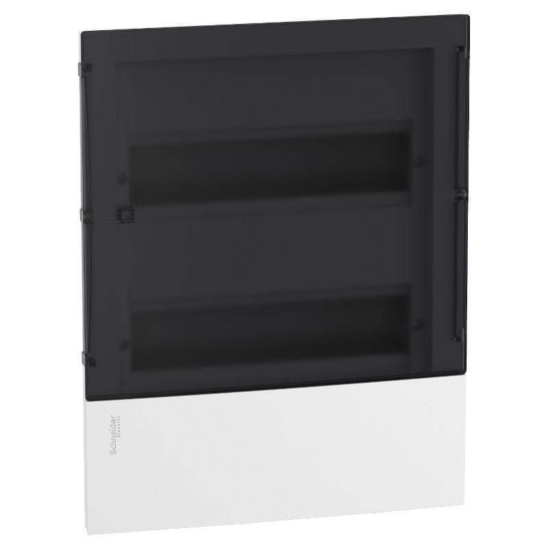 Щит розподільчий внутрішній Schneider Electric Resi9 MP 2ряд/24 модулів з дверцятами Димчастий (MIP22212S)