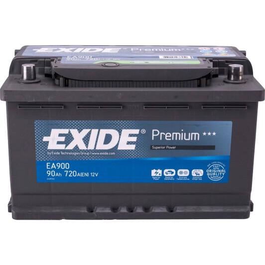 Акумулятор EXIDE PREMIUM R EN720 90 Ah-12 v 315х175х190 мм (EK950)