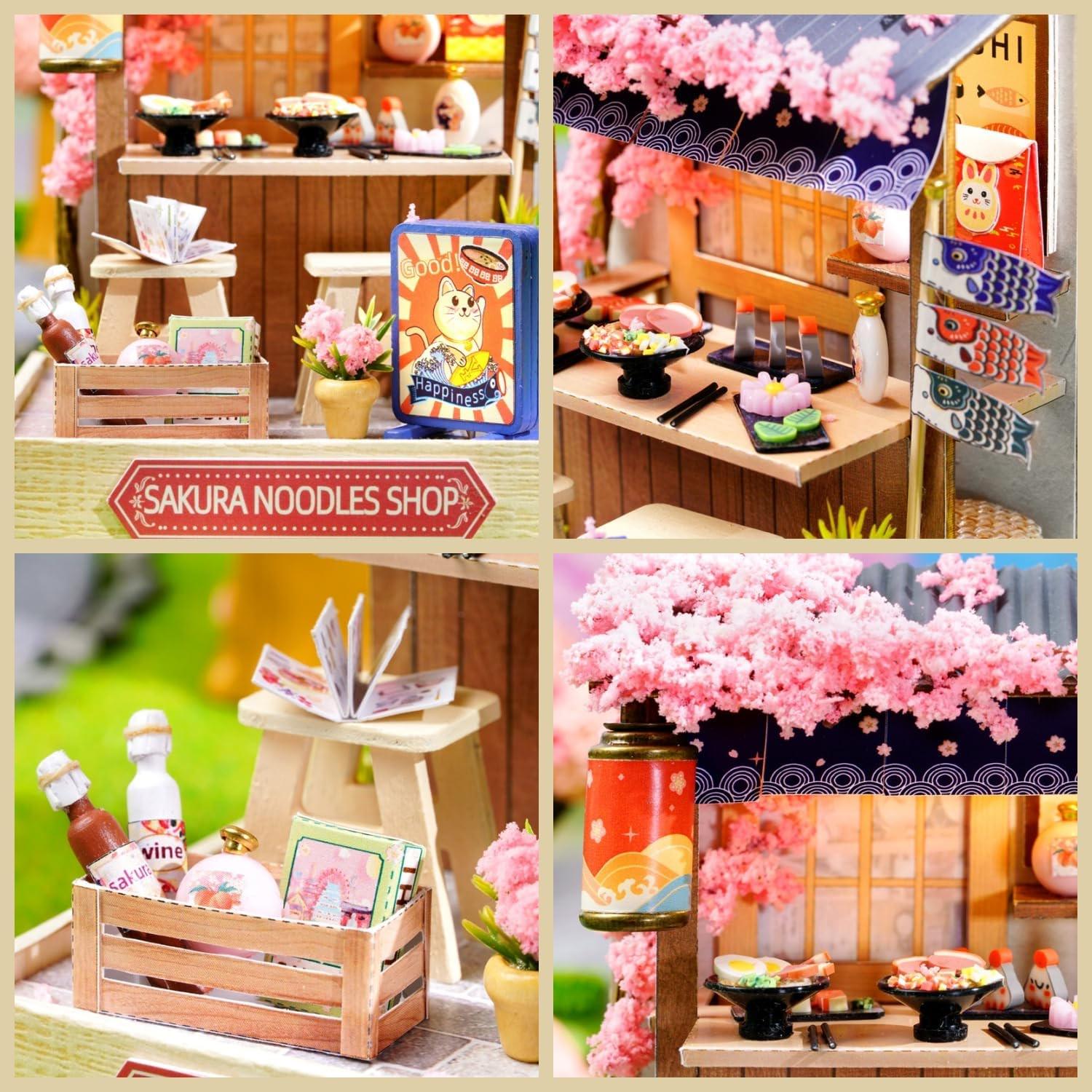 Румбокс 3D DIY Sakura noodles shop (QT-041) - фото 6