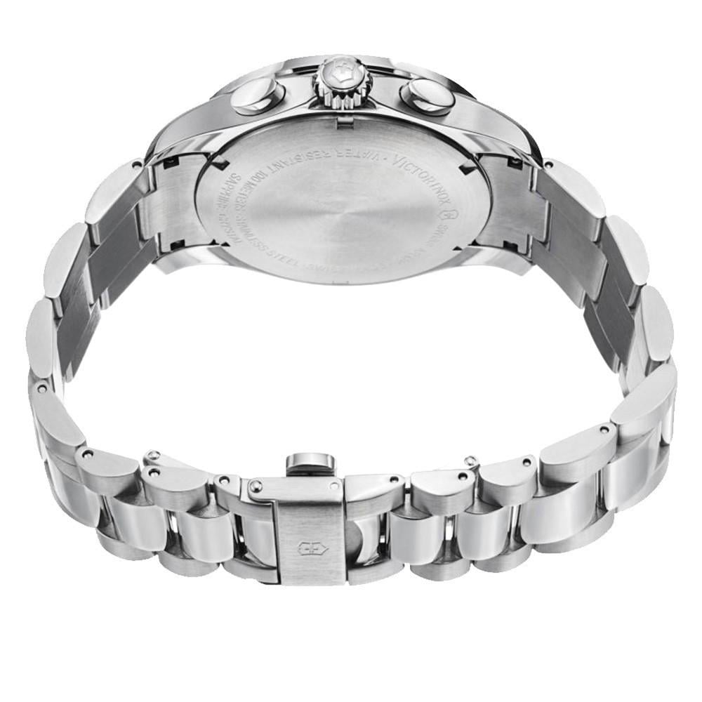 Наручний годинник чоловічий Victorinox Swiss Army Chrono Classic 1/100 кварцевий Silver (V241619) - фото 2 Наручний годинник чоловічий Victorinox Swiss Army Chrono Classic 1/100 кварцевий Silver (V241619) - фото 2