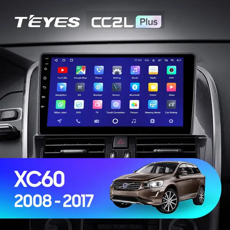 Автомагнитола штатная Teyes CC2L Plus для Volvo XC60 2008-2017 Android 2/32 Гб Wi-Fi вариант B (1591308877) - фото 2