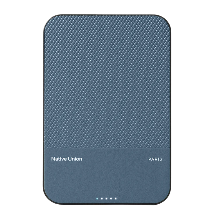Повербанк Native Union Re Classic Magnetic 5000 mAh Navy (PB-5KMS-NAV)