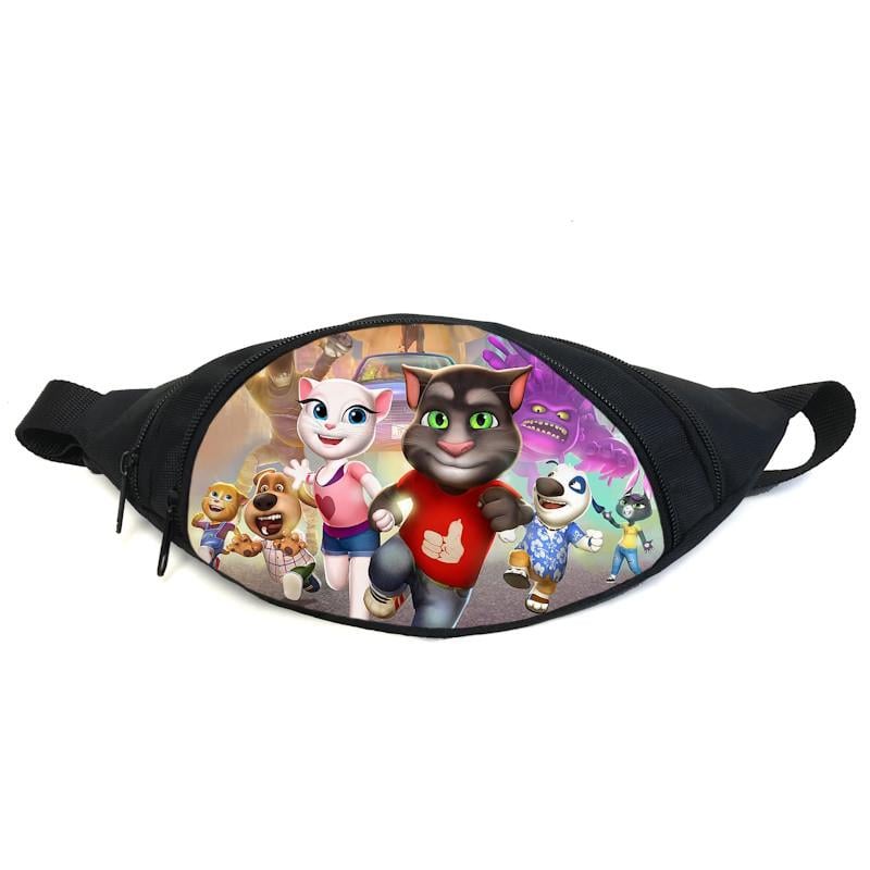 Поясная сумка-бананка Cappuccino Toys Том и друзья GB-Talking Tom 02 Черный (2399980043)