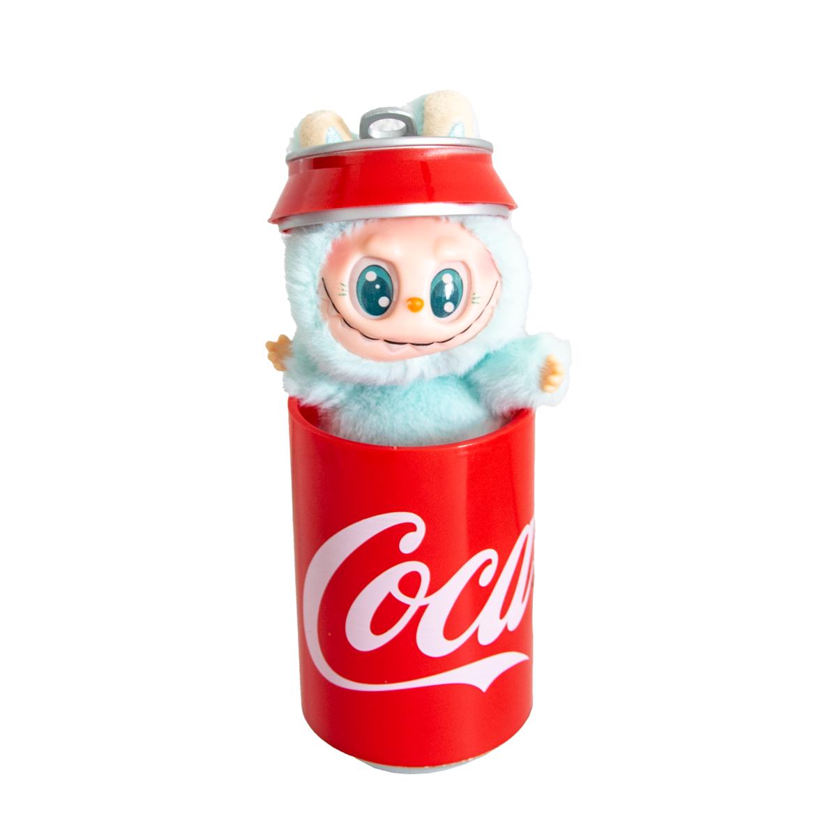 Мини-фигурка Labubu The Monsters в банке Coca-Cola Бирюзовый (1011037-Cyan)