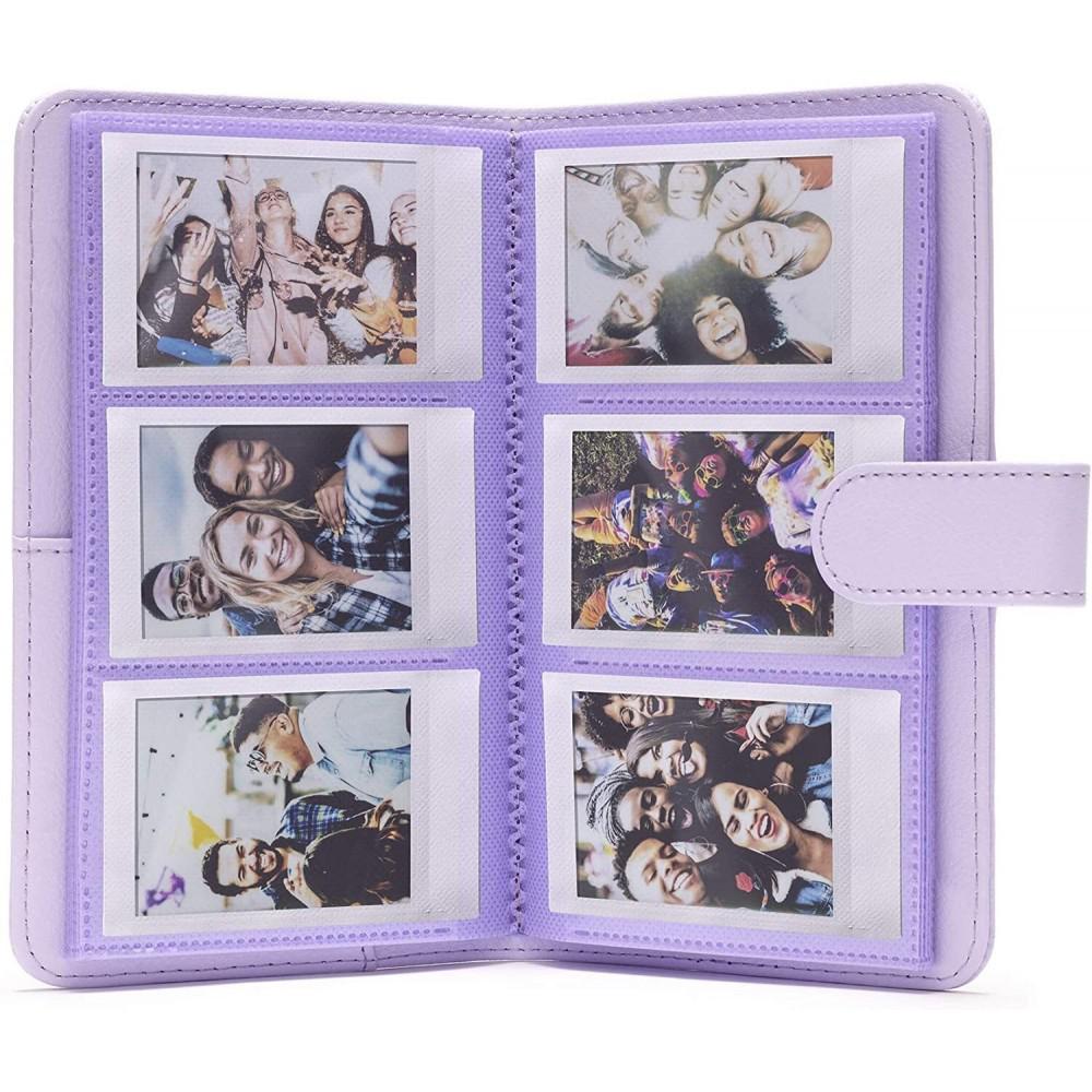 Чехол с фотоальбомом 108 Fujifilm instax mini 12 Purple - фото 4