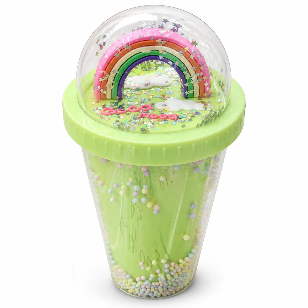 Склянка з кришкою та трубочкою Good mood 450 мл (R40039)