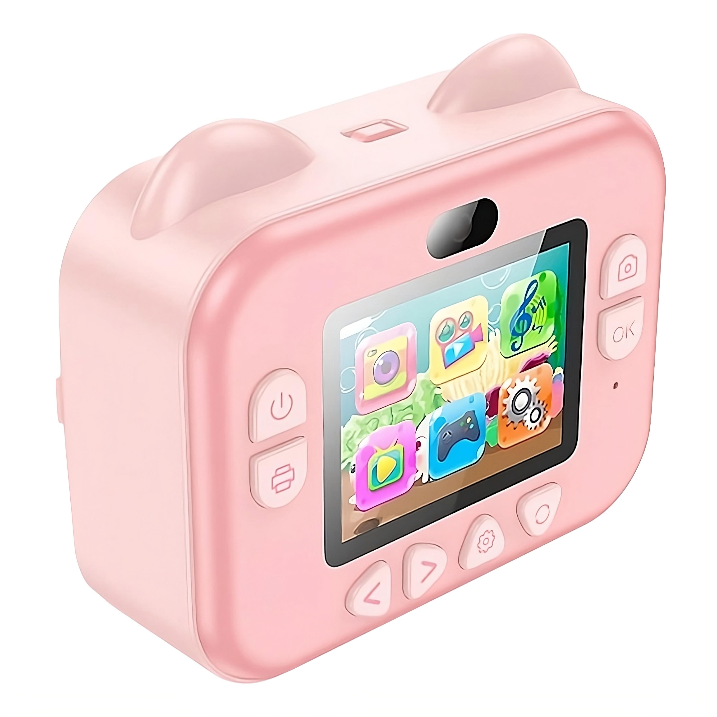 Электронный фотоаппарат детский Hoco DV204 с двумя объективами и мгновенной печатью 2.4" IPS (30775167) - фото 1